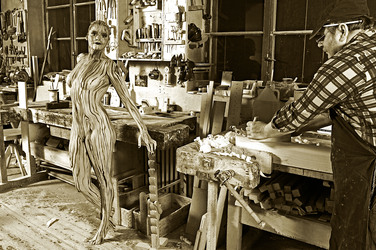 Holz / Wood Bodypainting