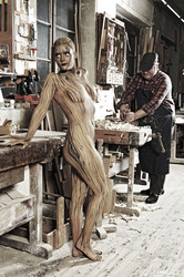 Holz / Wood Bodypainting