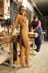 Holz / Wood Bodypainting