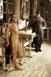 Holz / Wood Bodypainting