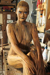 Holz / Wood Bodypainting