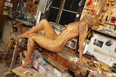 Holz / Wood Bodypainting