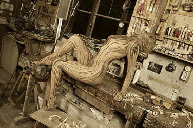 Holz / Wood Bodypainting