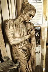 Holz / Wood Bodypainting