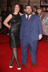 Nick Frost mit Gattin Christina