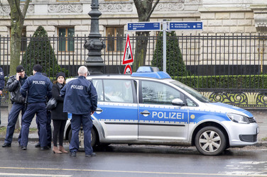 Femen Proteste vor der Russischen Botschaft, Berlin