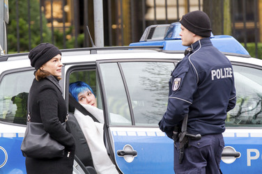 Femen Proteste vor der Russischen Botschaft, Berlin