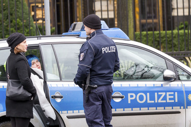 Femen Proteste vor der Russischen Botschaft, Berlin