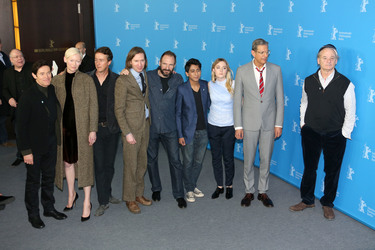 Willem Dafoe, Tilda Swinton, Edward Norton, Wes Anderson, Ralph Fiennes, Tony Revolori, Saoirse Ronan, Jeff Goldblum, Bill Murray