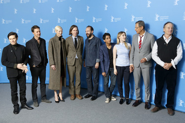 Willem Dafoe, Edward Norton, Tilda Swinton, Wes Anderson, Ralph Fiennes, Tony Revolori, Saoirse Ronan, Jeff Goldblum, Bill Murray