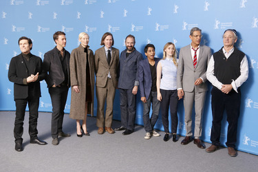 Willem Dafoe, Edward Norton, Tilda Swinton, Wes Anderson, Ralph Fiennes, Tony Revolori, Saoirse Ronan, Jeff Goldblum, Bill Murray