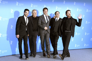 Matthew Budman, Charles Roven, Bradley Cooper, David O. Russell, Christian Bale