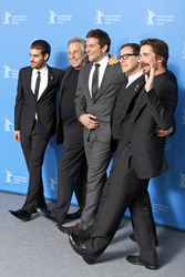 Matthew Budman, Charles Roven, Bradley Cooper, David O. Russell, Christian Bale