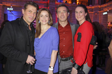 Rebecca Immanuel mit Begleitung, Jan Sosniok mit Freund Nadine Möllers