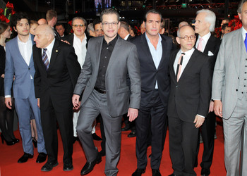 Dimitri Leonidas, Harry Ettlinger, Matt Damon, Jean Dujardin, Bob Balaban, Robert M. Edsel