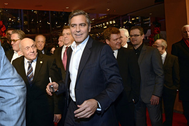George Clooney, John Goodman, Justus von Dohnànyi, Matt Damon