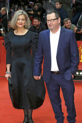 Lars von Trier mit Partnerin Bente Fröge