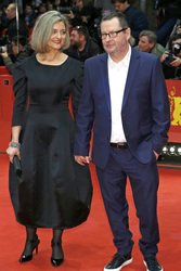 Lars von Trier mit Partnerin Bente Fröge