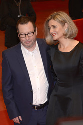 Lars von Trier mit Partnerin Bente Fröge