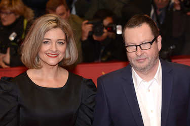 Lars von Trier mit Partnerin Bente Fröge