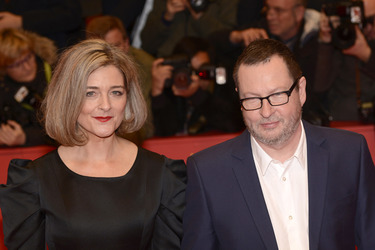 Lars von Trier mit Partnerin Bente Fröge