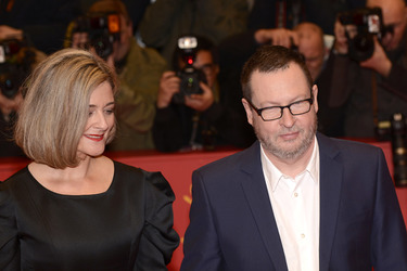 Lars von Trier mit Partnerin Bente Fröge