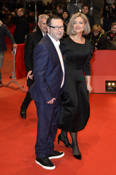 Lars von Trier mit Partnerin Bente Fröge