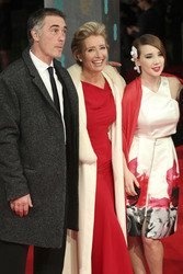 Greg Wise, Emma Thompson mit Tochter Gaia Wise