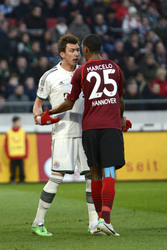 Bundesliga Spiel Hannover 96 gegen FC Bayern München, Hannover