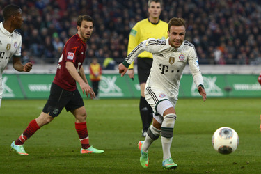 Bundesliga Spiel Hannover 96 gegen FC Bayern München, Hannover