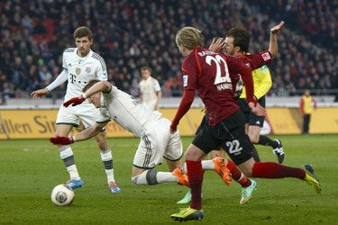 Bundesliga Spiel Hannover 96 gegen FC Bayern München, Hannover