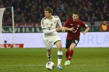 Bundesliga Spiel Hannover 96 gegen FC Bayern München, Hannover