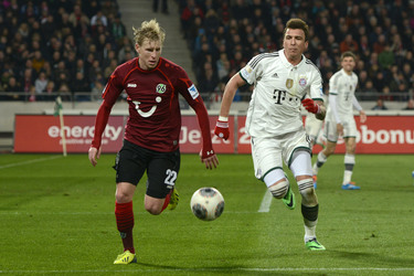 Bundesliga Spiel Hannover 96 gegen FC Bayern München, Hannover