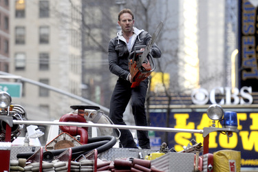 'Sharknado 2' Dreharbeiten, New York