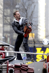 'Sharknado 2' Dreharbeiten, New York
