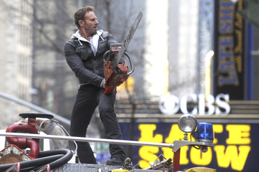 'Sharknado 2' Dreharbeiten, New York