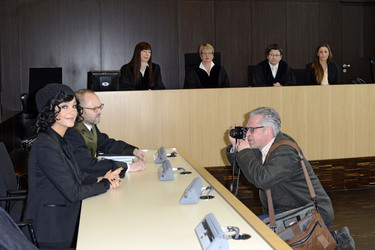 Verona Pooth vor Gericht, Düsseldorf