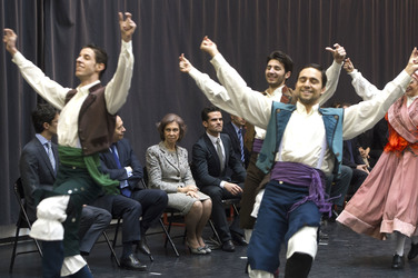 Königin Sofia besucht das Spanische Nationalballett, Madrid