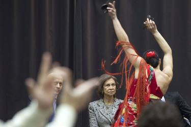Königin Sofia besucht das Spanische Nationalballett, Madrid