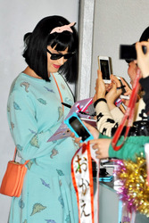 Ankunft von Katy Perry in Japan