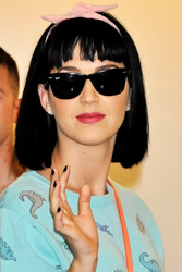 Ankunft von Katy Perry in Japan