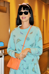 Ankunft von Katy Perry in Japan