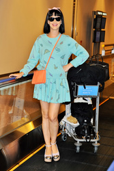 Ankunft von Katy Perry in Japan