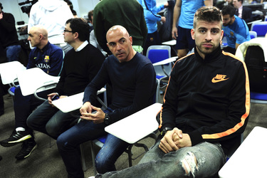 Carles Puyol Pressekonferenz, Sant Joan Despi