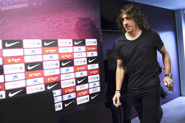 Carles Puyol Pressekonferenz, Sant Joan Despi
