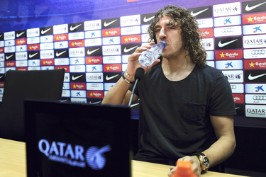Carles Puyol Pressekonferenz, Sant Joan Despi