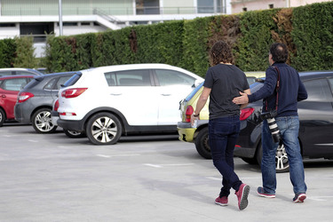 Carles Puyol Pressekonferenz, Sant Joan Despi