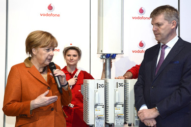 CeBIT Eröffnungsrundgang der Kanzlerin, Hannover