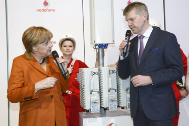 CeBIT Eröffnungsrundgang der Kanzlerin, Hannover