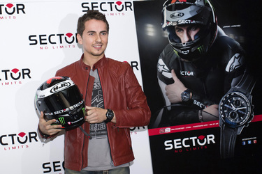 Jorge Lorenzo die Sector Uhren Collection, Madrid